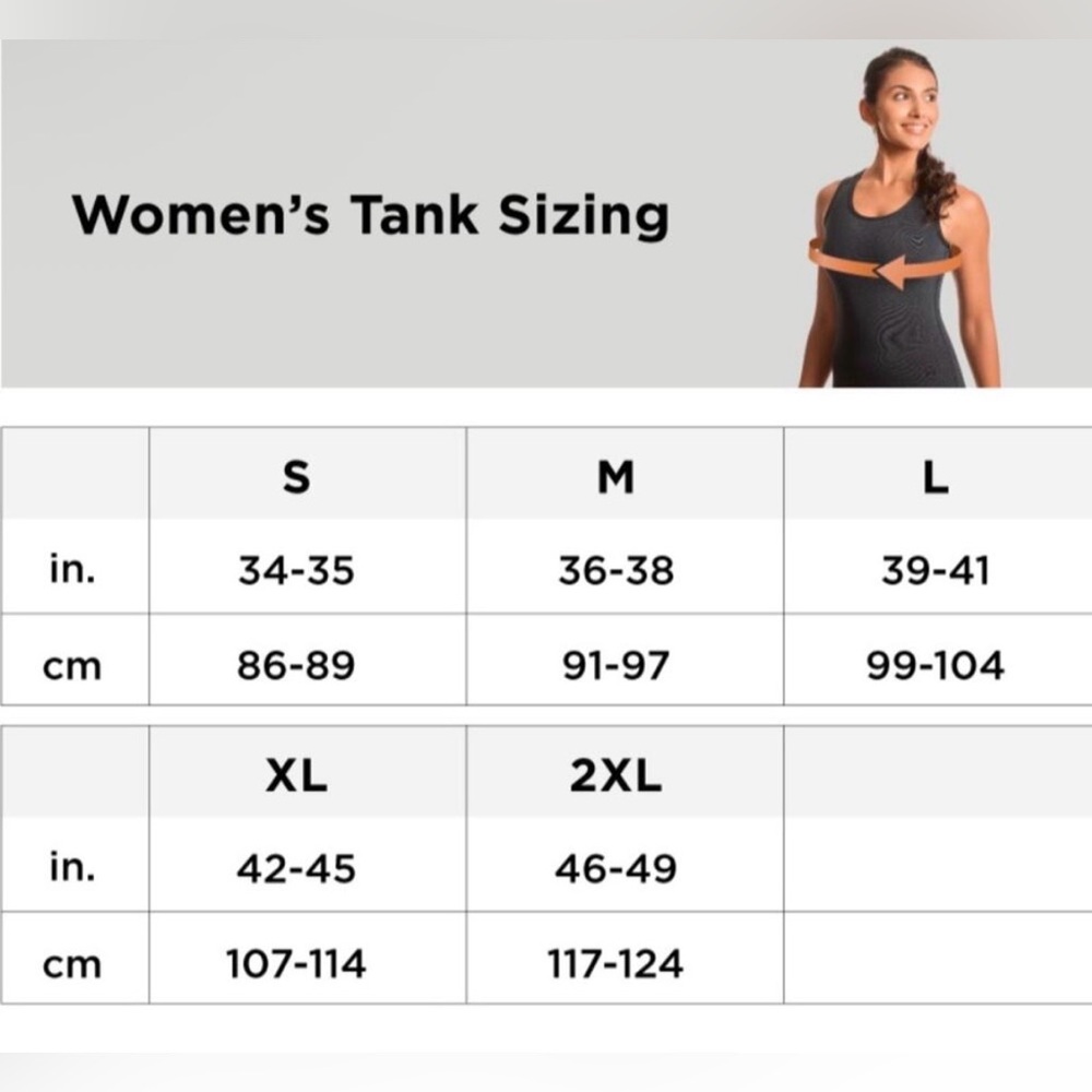 TOMMIE COPPER Women’s Large Lower Back Support Tank Top Black NEW - Picture 4 of 7